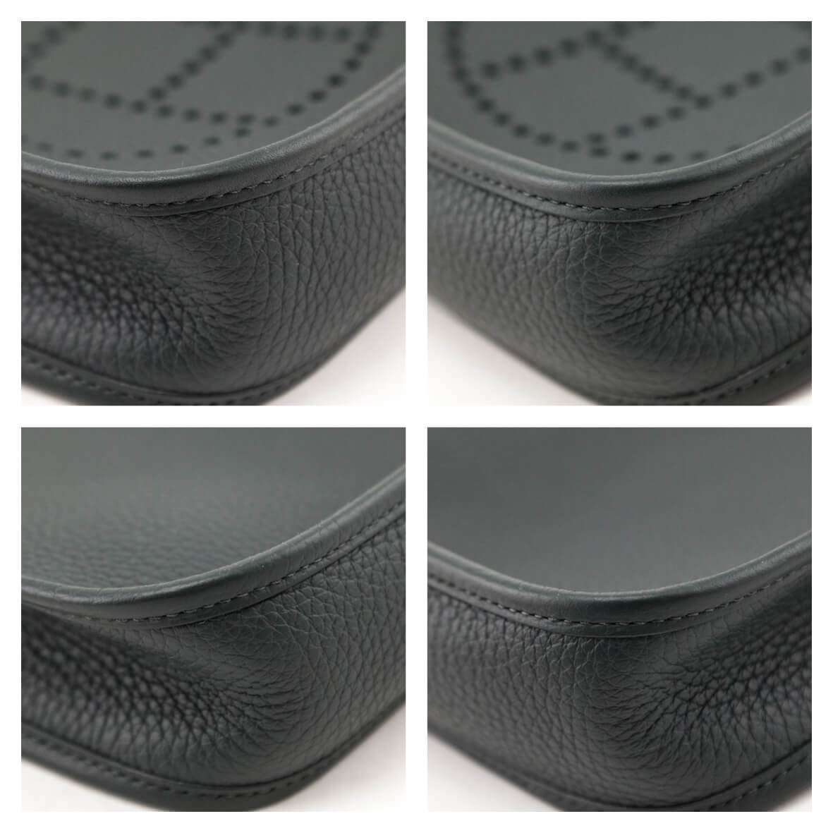 Hermes Vert Mangrove Taurillon Clemence Evelyne TPM - Love that Bag etc - Preowned Authentic Designer Handbags & Preloved Fashions