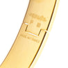 Hermes White Enamel Clic H Narrow Bracelet - Love that Bag etc - Preowned Authentic Designer Handbags & Preloved Fashions
