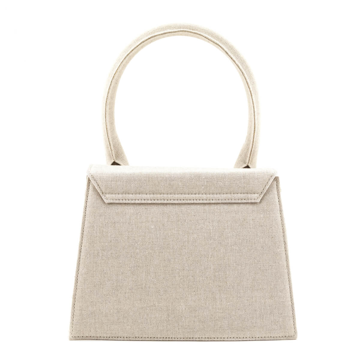 Jacquemus Linen Le Grand Chiquito Handle Bag