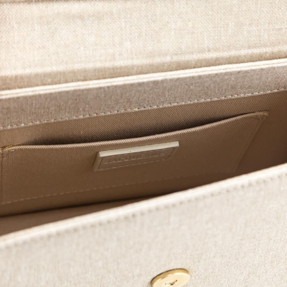 Jacquemus Linen Le Grand Chiquito Handle Bag