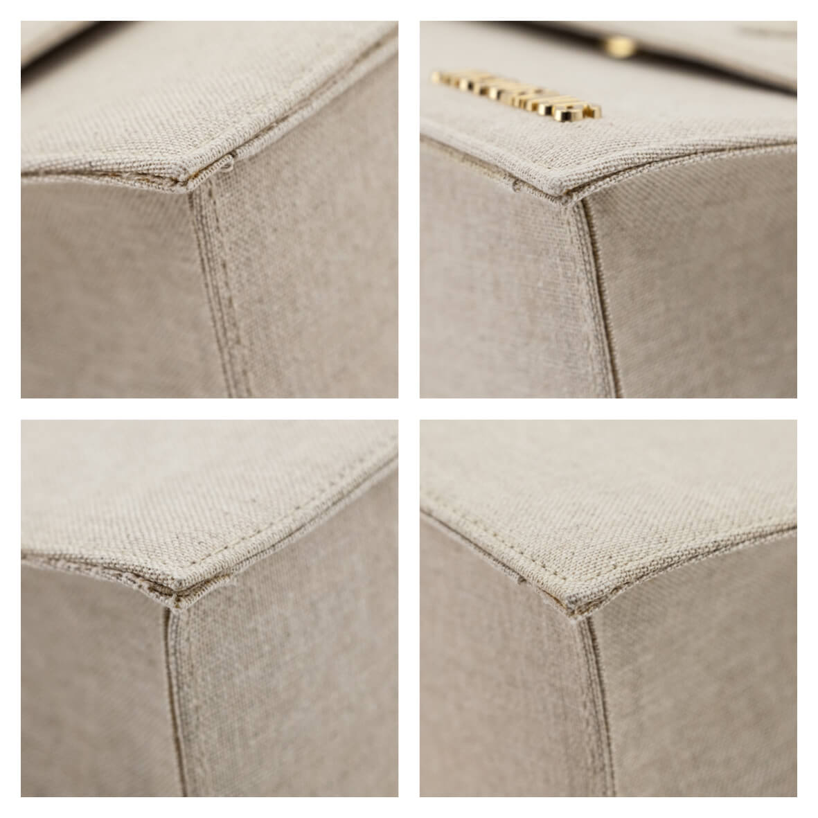 Jacquemus Linen Le Grand Chiquito Handle Bag