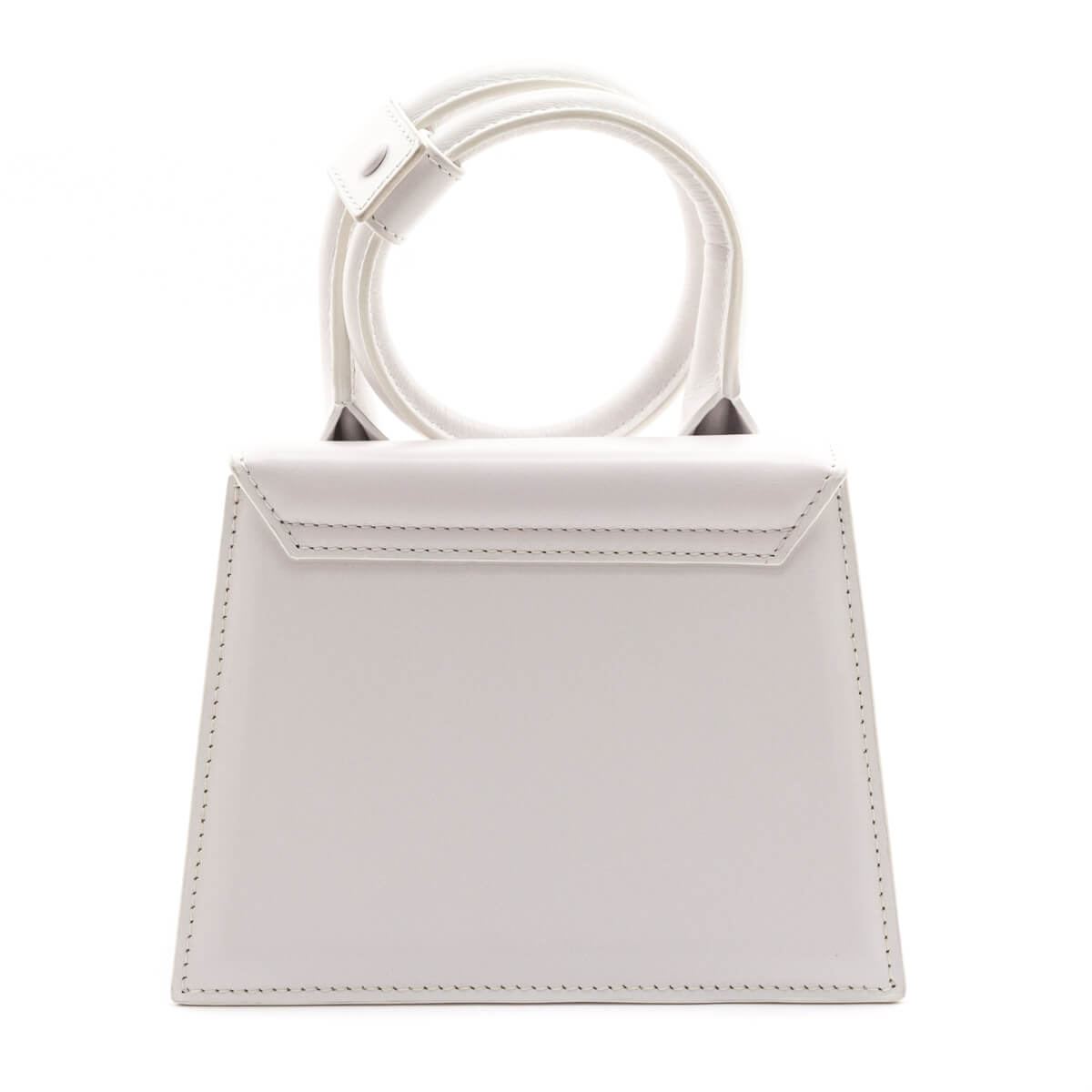 Jacquemus White Le Chiquito Noeud Shoulder Bag - Love that Bag etc - Preowned Authentic Designer Handbags & Preloved Fashions