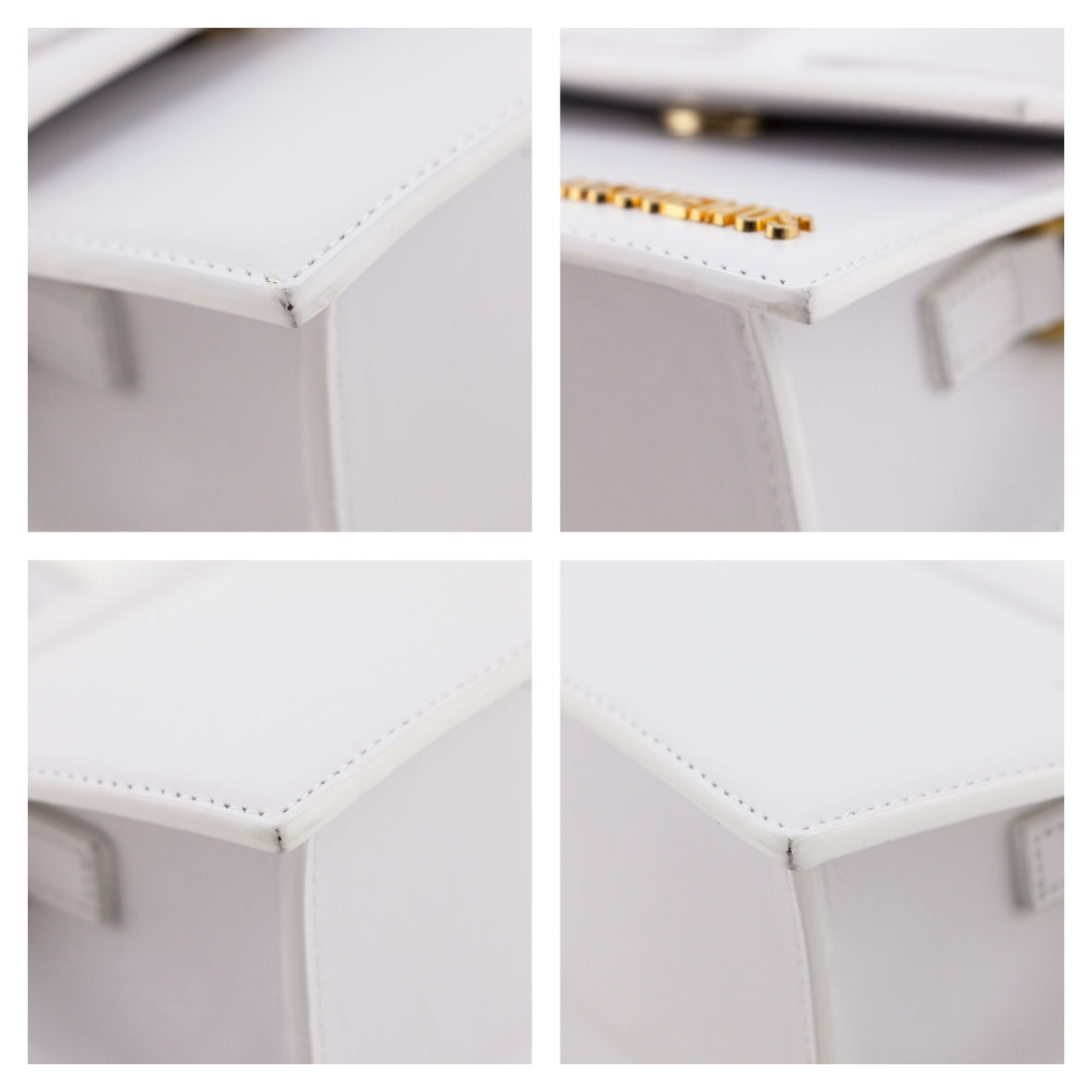 Jacquemus White Smooth Calfskin Le Chiquito Moyen