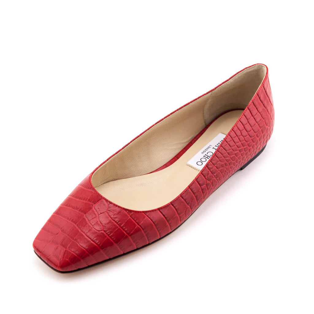 Louis Vuitton Pre-owned Women's Leather Ballet Flats - Red - EU 37.5