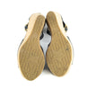 Jimmy Choo Black Patent Cork Wedge Sandals Size US 8.5 | EU 38.5 - Love that Bag etc - Preowned Authentic Designer Handbags & Preloved Fashions