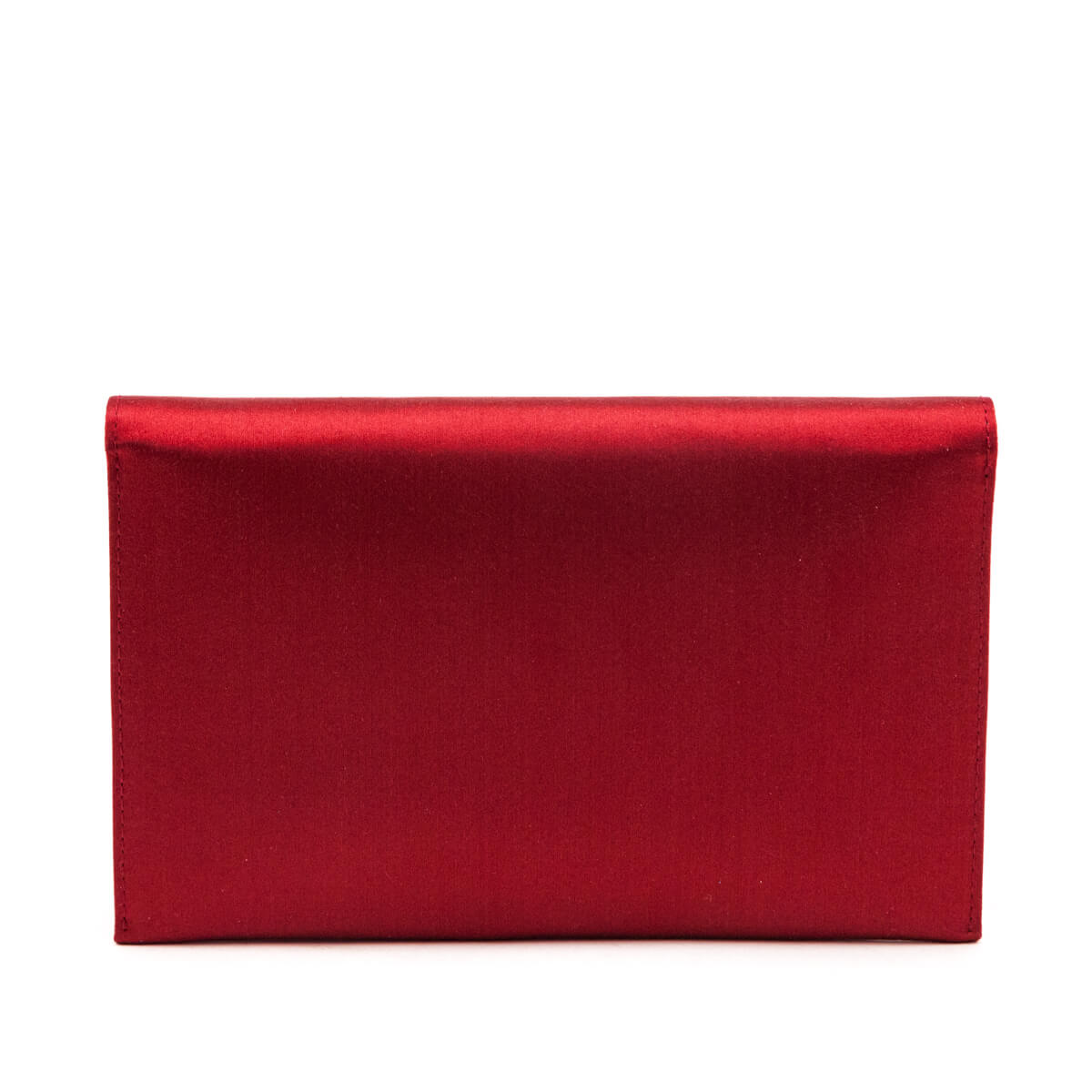 Judith Leiber Red Satin Bow Envelope Clutch - Love that Bag etc - Preowned Authentic Designer Handbags & Preloved Fashions