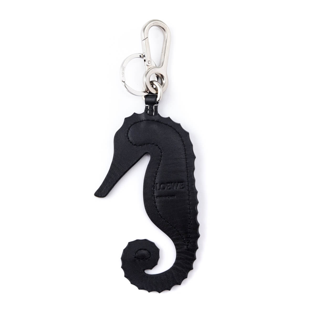 Loewe Blue & Green Leather Seahorse Bag Charm Keychain - Love that Bag etc - Preowned Authentic Designer Handbags & Preloved Fashions