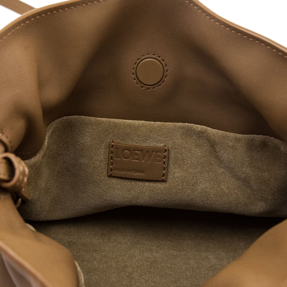 Loewe Brown Nappa Mini Flamenco Knot Bag - Love that Bag etc - Preowned Authentic Designer Handbags & Preloved Fashions