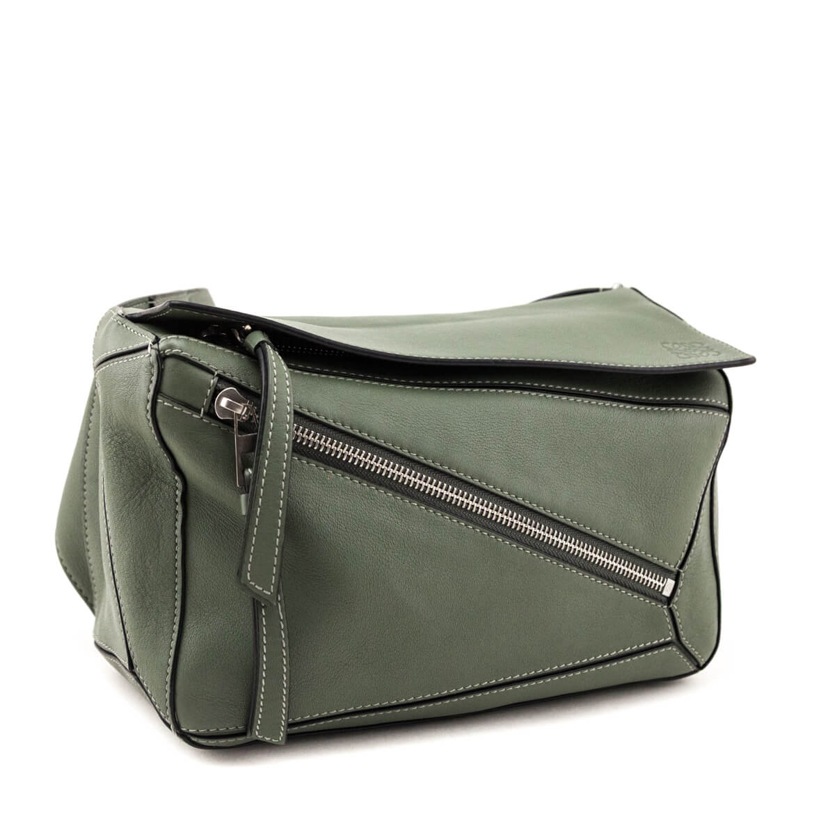 Loewe Green Small Puzzle Belt Bag - Love that Bag etc - Preowned Authentic Designer Handbags & Preloved Fashions
