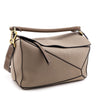 Loewe Mink & Sand Calfskin Medium Puzzle Bag - Love that Bag etc - Preowned Authentic Designer Handbags & Preloved Fashions