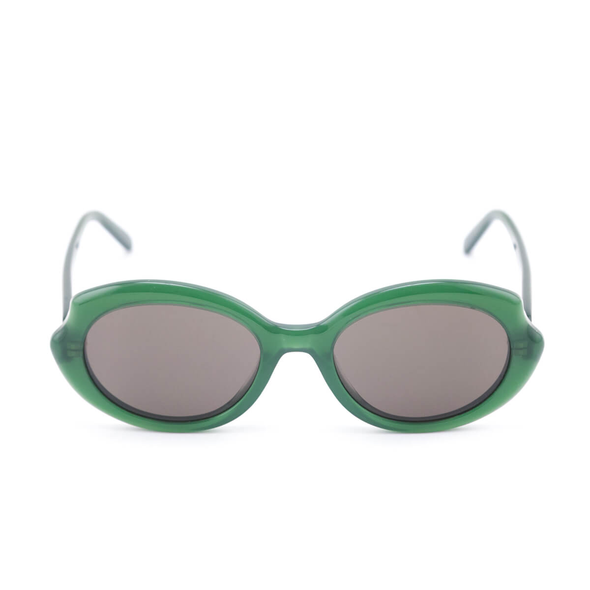 Loewe Shiny Opaline Green Mini Oval Sunglasses - Love that Bag etc - Preowned Authentic Designer Handbags & Preloved Fashions