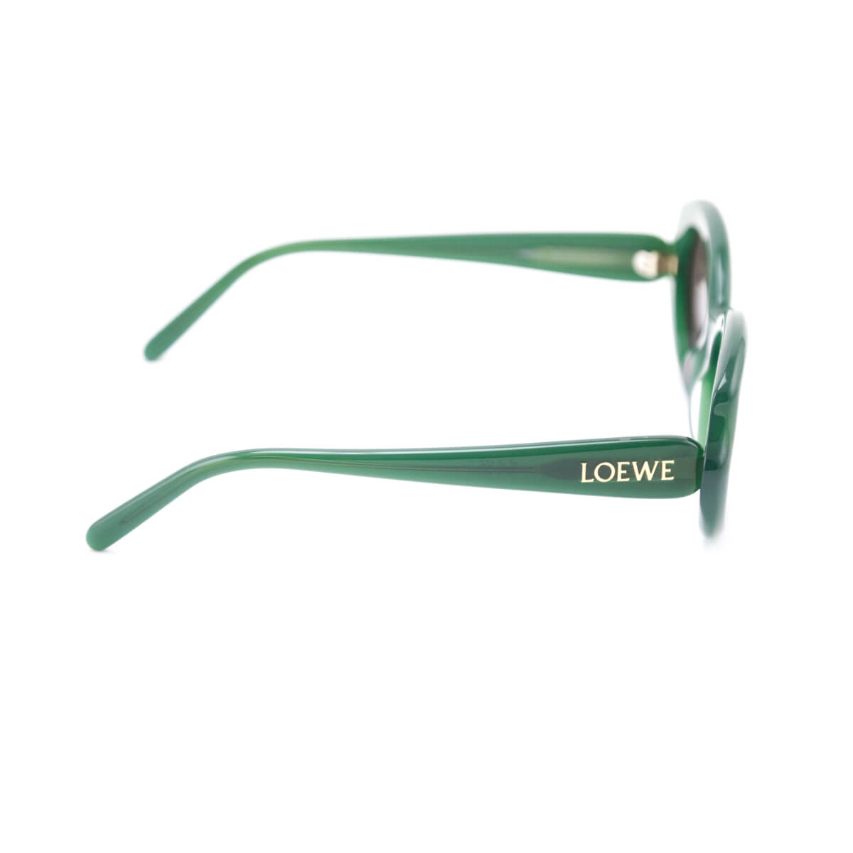 Loewe Shiny Opaline Green Mini Oval Sunglasses - Love that Bag etc - Preowned Authentic Designer Handbags & Preloved Fashions