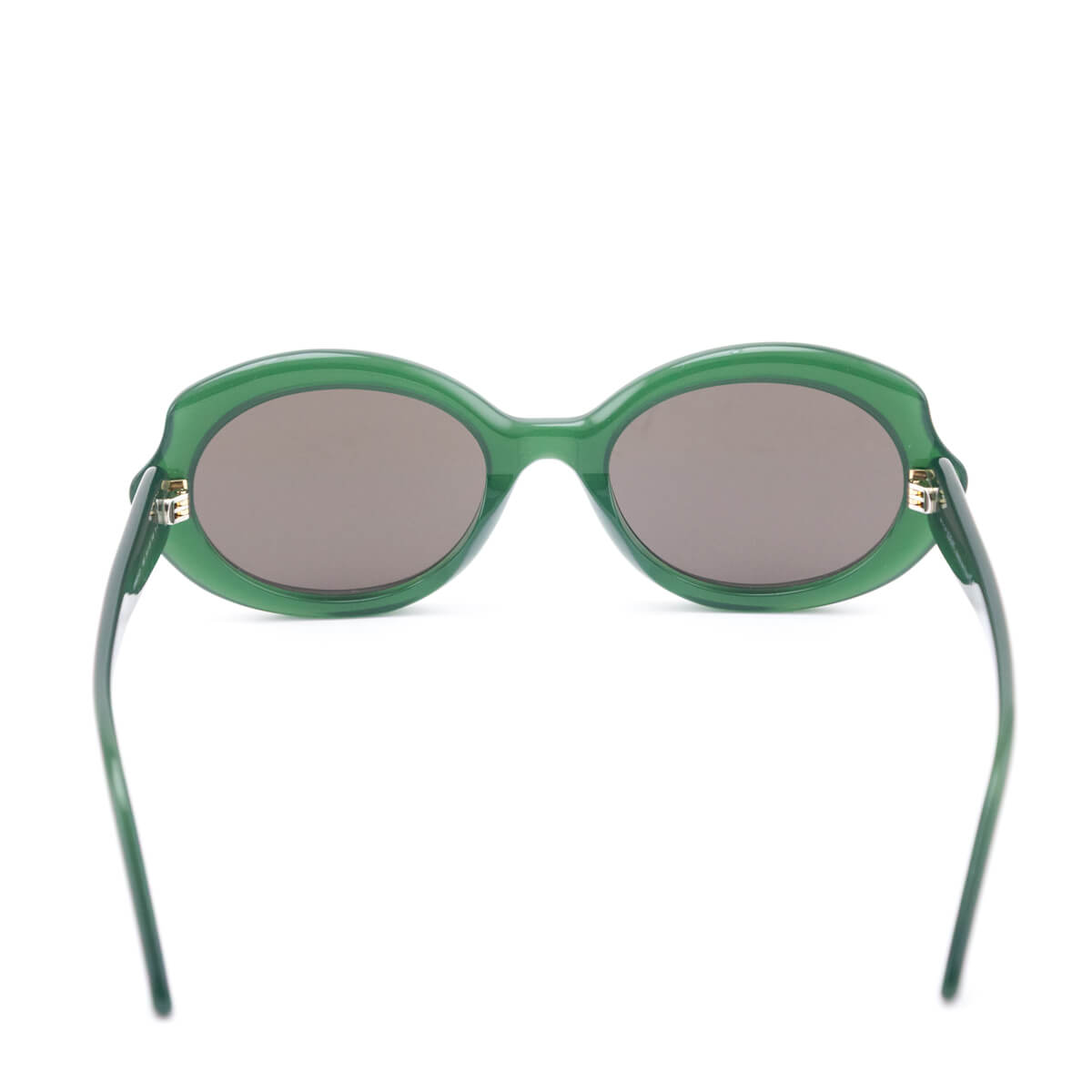 Loewe Shiny Opaline Green Mini Oval Sunglasses - Love that Bag etc - Preowned Authentic Designer Handbags & Preloved Fashions