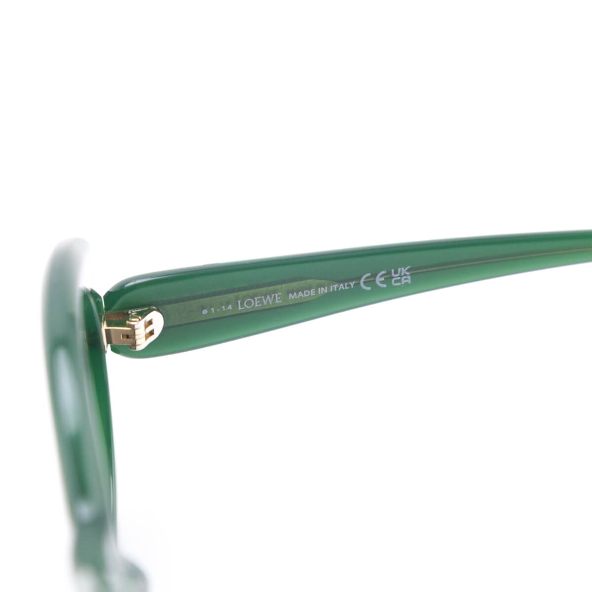 Loewe Shiny Opaline Green Mini Oval Sunglasses - Love that Bag etc - Preowned Authentic Designer Handbags & Preloved Fashions