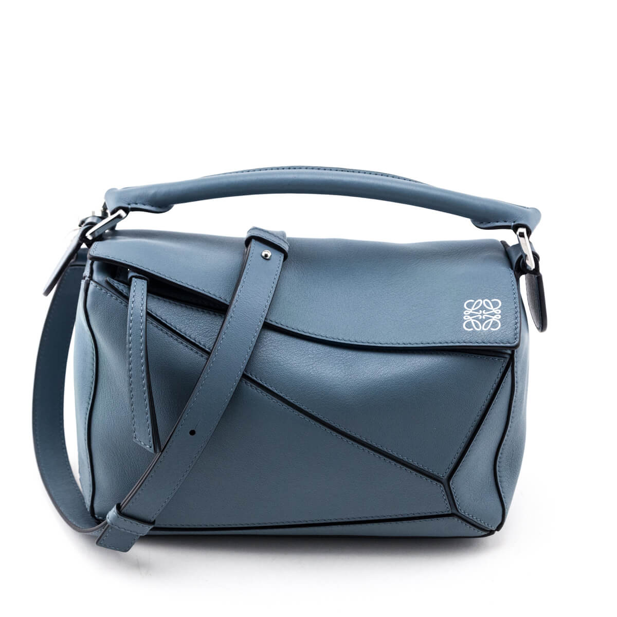 Loewe Puzzle Bag Stone Blue