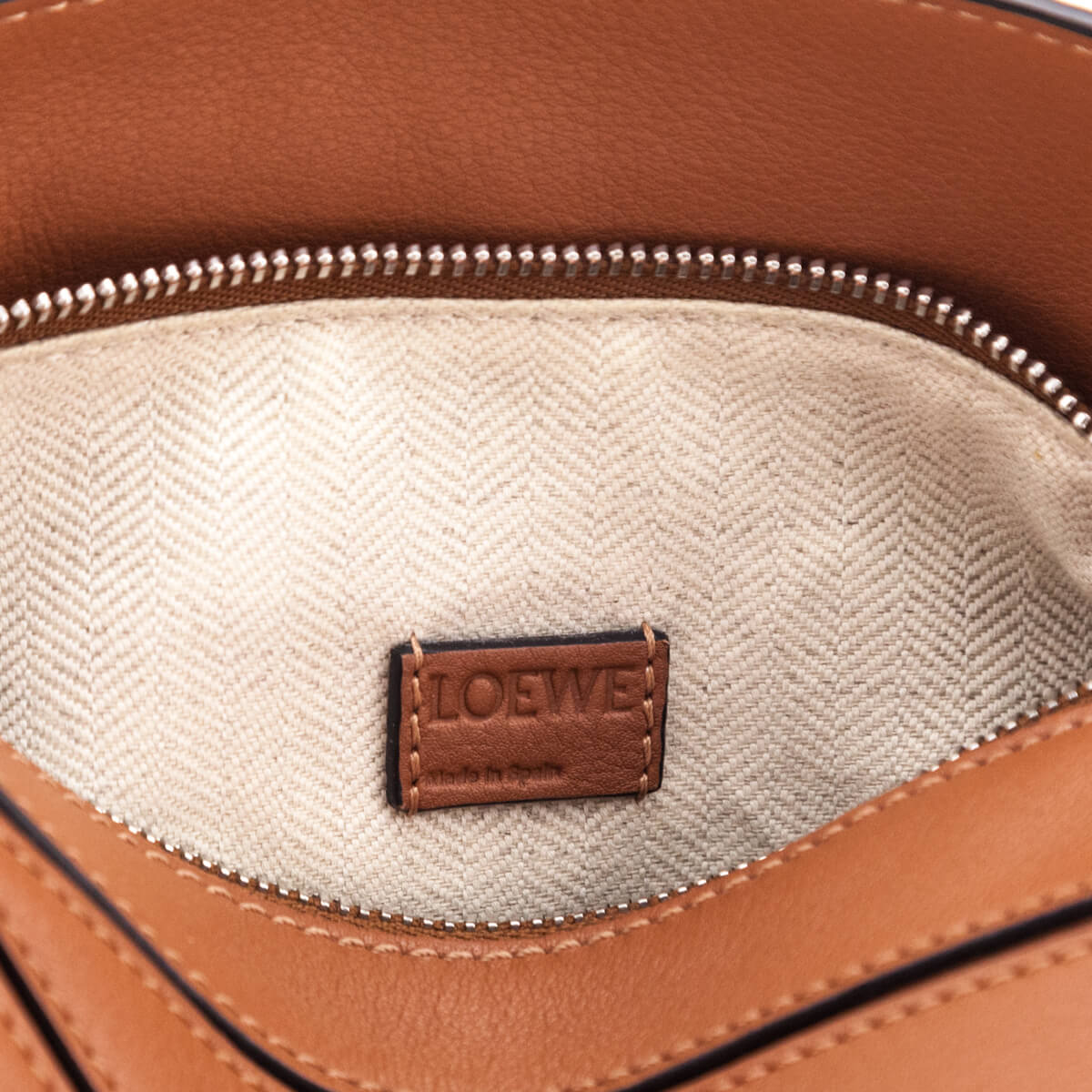 Loewe Tan Calfskin Mini Puzzle Bag - Love that Bag etc - Preowned Authentic Designer Handbags & Preloved Fashions