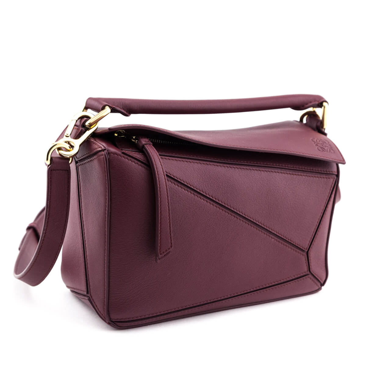 Loewe Wild Berry Small Puzzle Bag - Love that Bag etc - Preowned Authentic Designer Handbags & Preloved Fashions