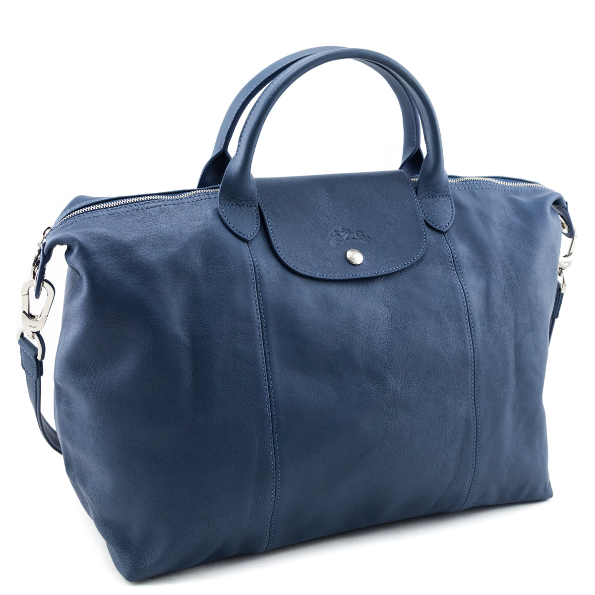 LongchampBlueCalfskinLePliageCuirLargeTopHandle-2.jpg