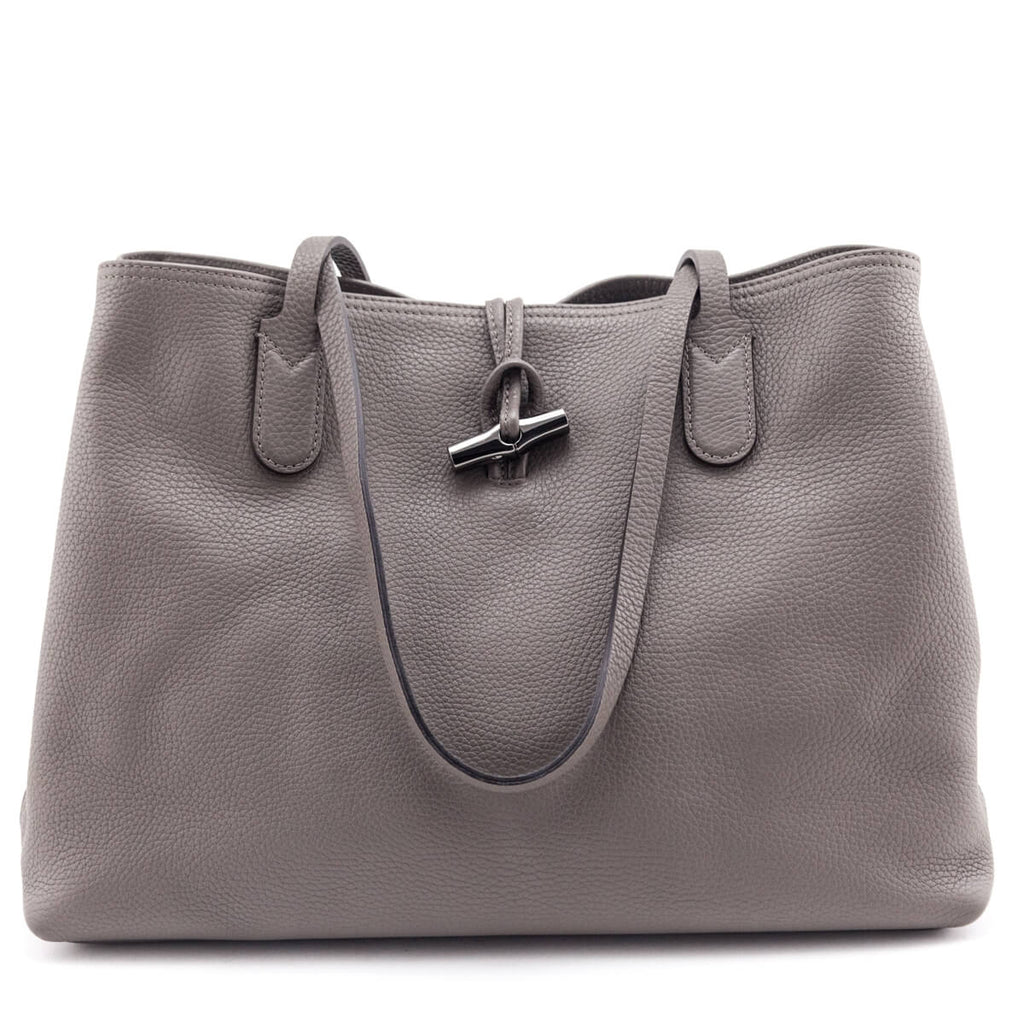 Longchamp Roseau Top Handle XS Leather Croc Emboss Suede Crossbody Bag Mint