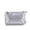Longchamp Metallic Silver Grained Calfskin Crossbody