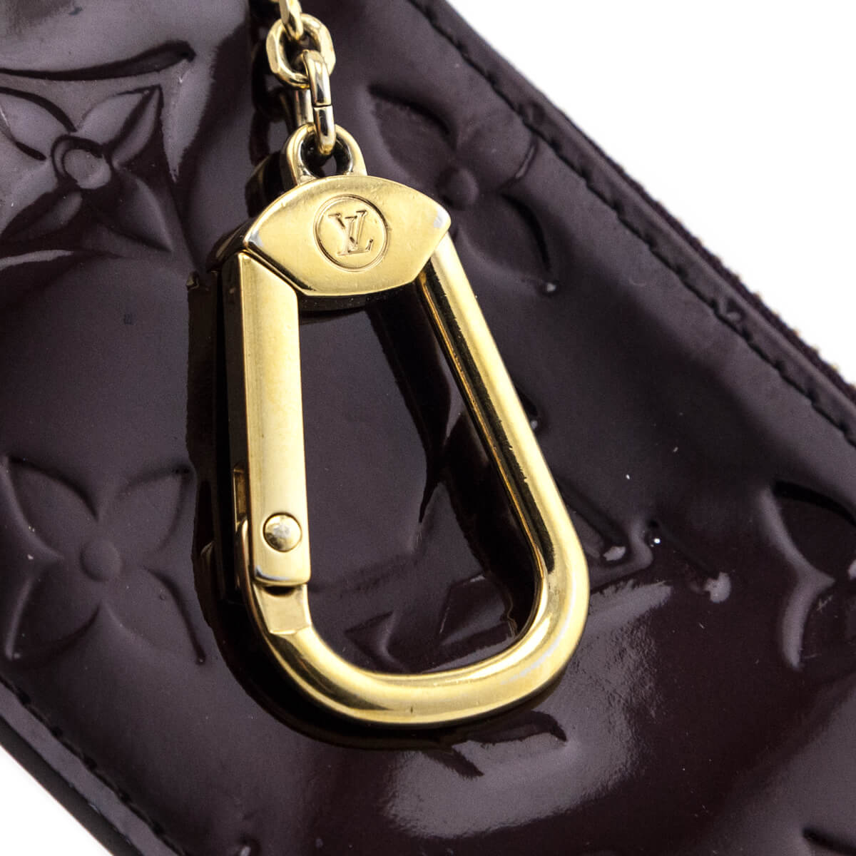 Louis Vuitton Amarante Monogram Vernis Key Pouch - Love that Bag etc - Preowned Authentic Designer Handbags & Preloved Fashions