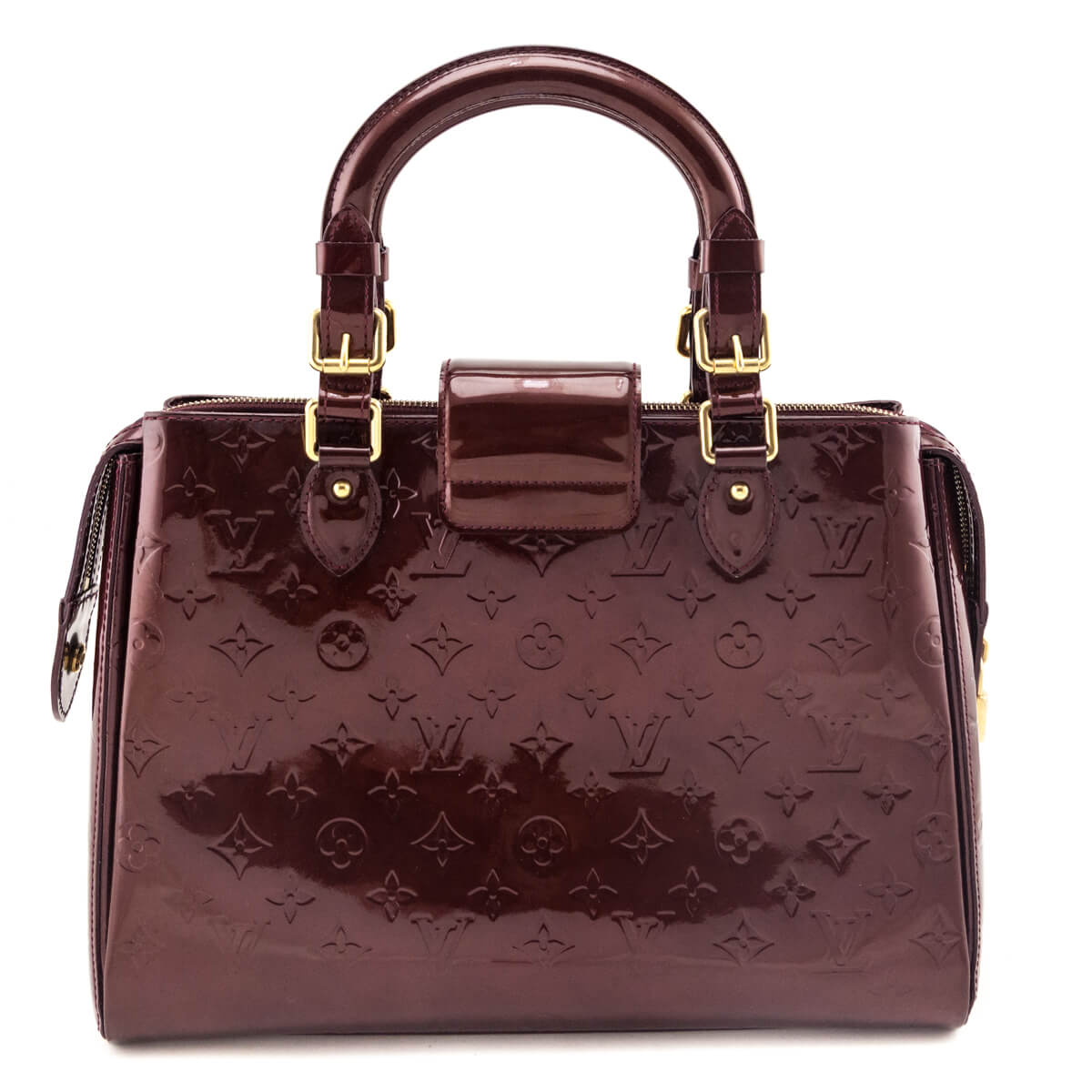 Louis Vuitton Amarante Monogram Vernis Melrose Avenue Bag