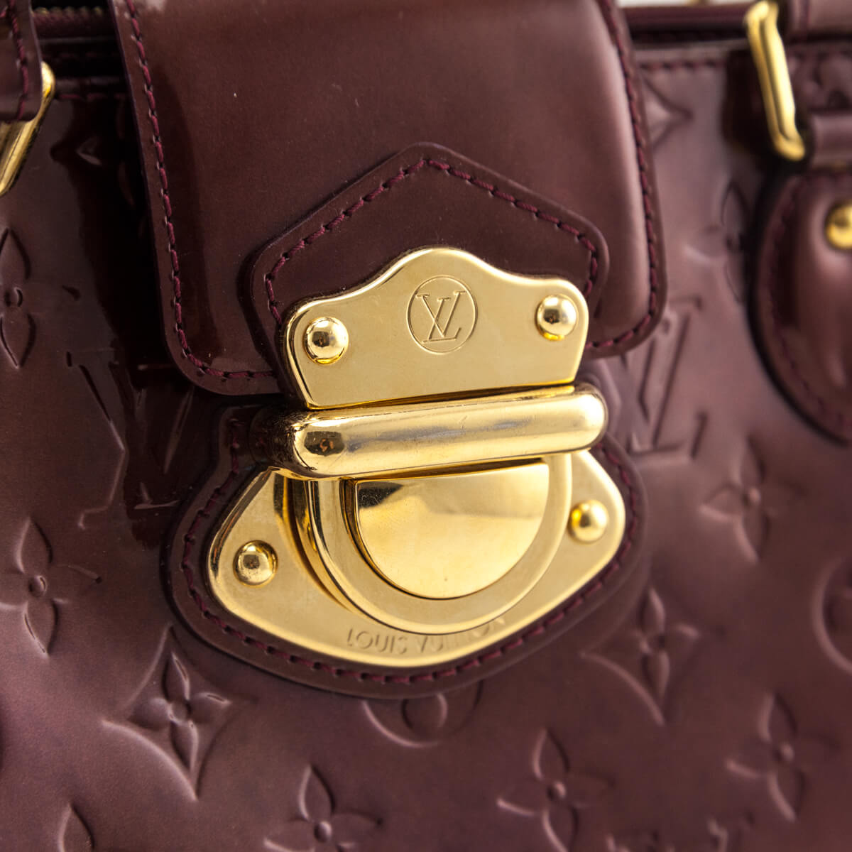 Louis Vuitton Amarante Monogram Vernis Melrose Avenue Bag