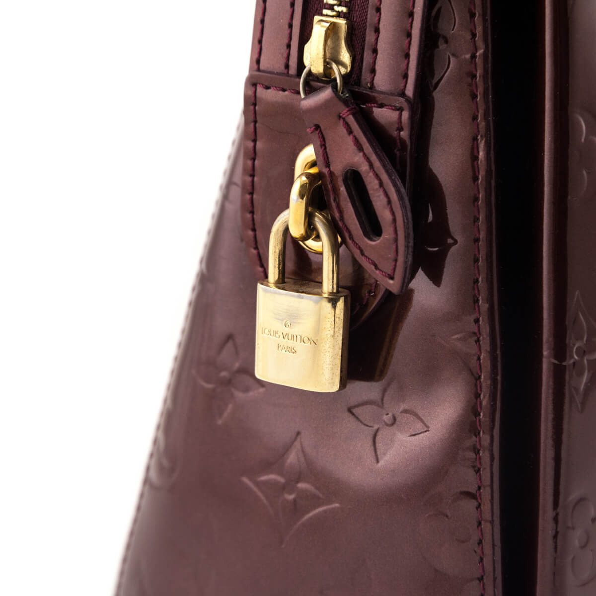 Louis Vuitton Amarante Monogram Vernis Melrose Avenue Bag