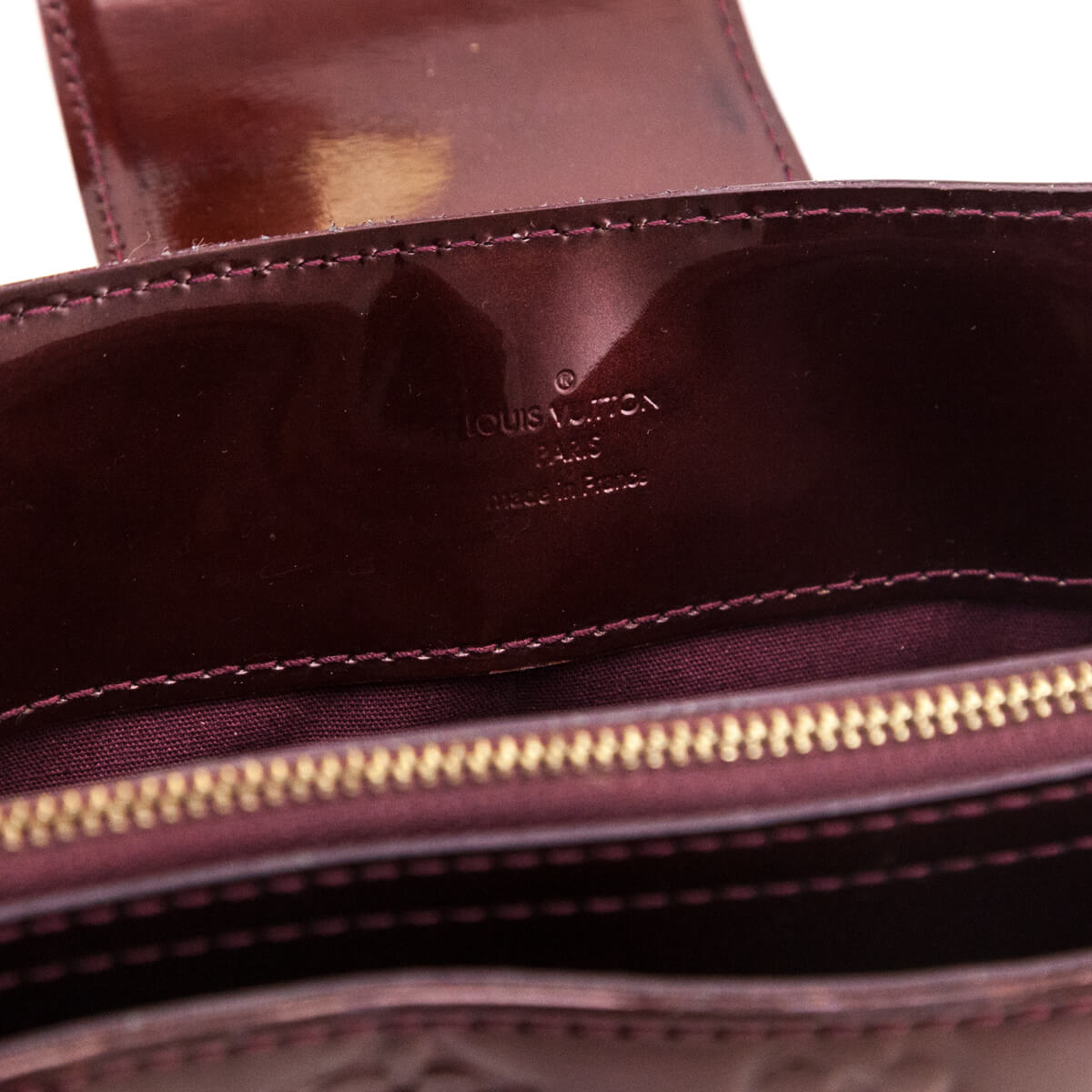 Louis Vuitton Amarante Monogram Vernis Melrose Avenue Bag