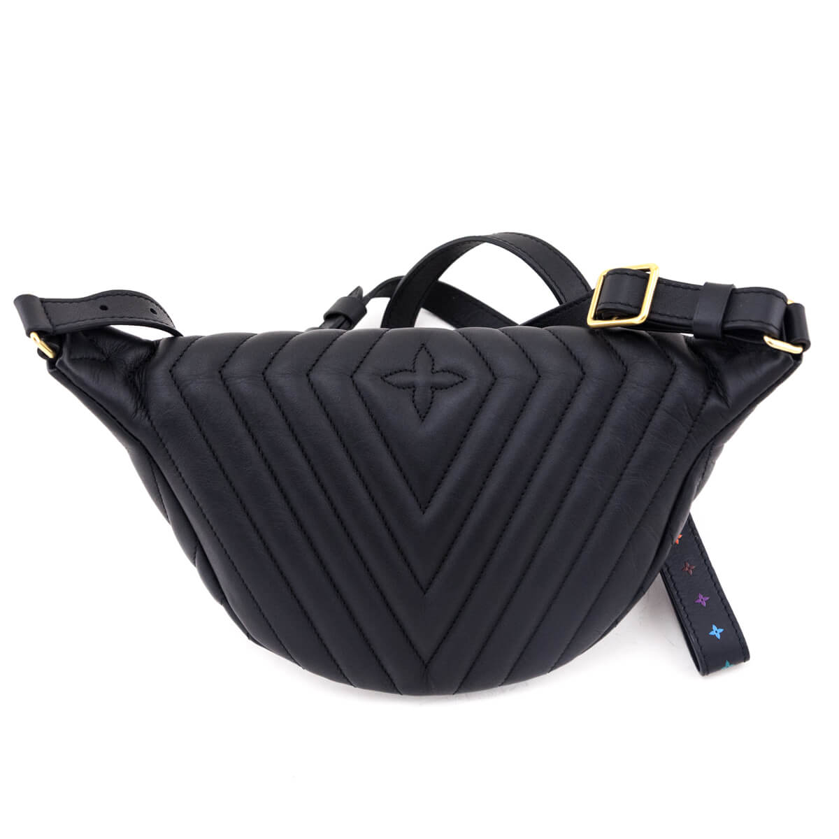 Louis Vuitton Black Calfskin New Wave Bumbag