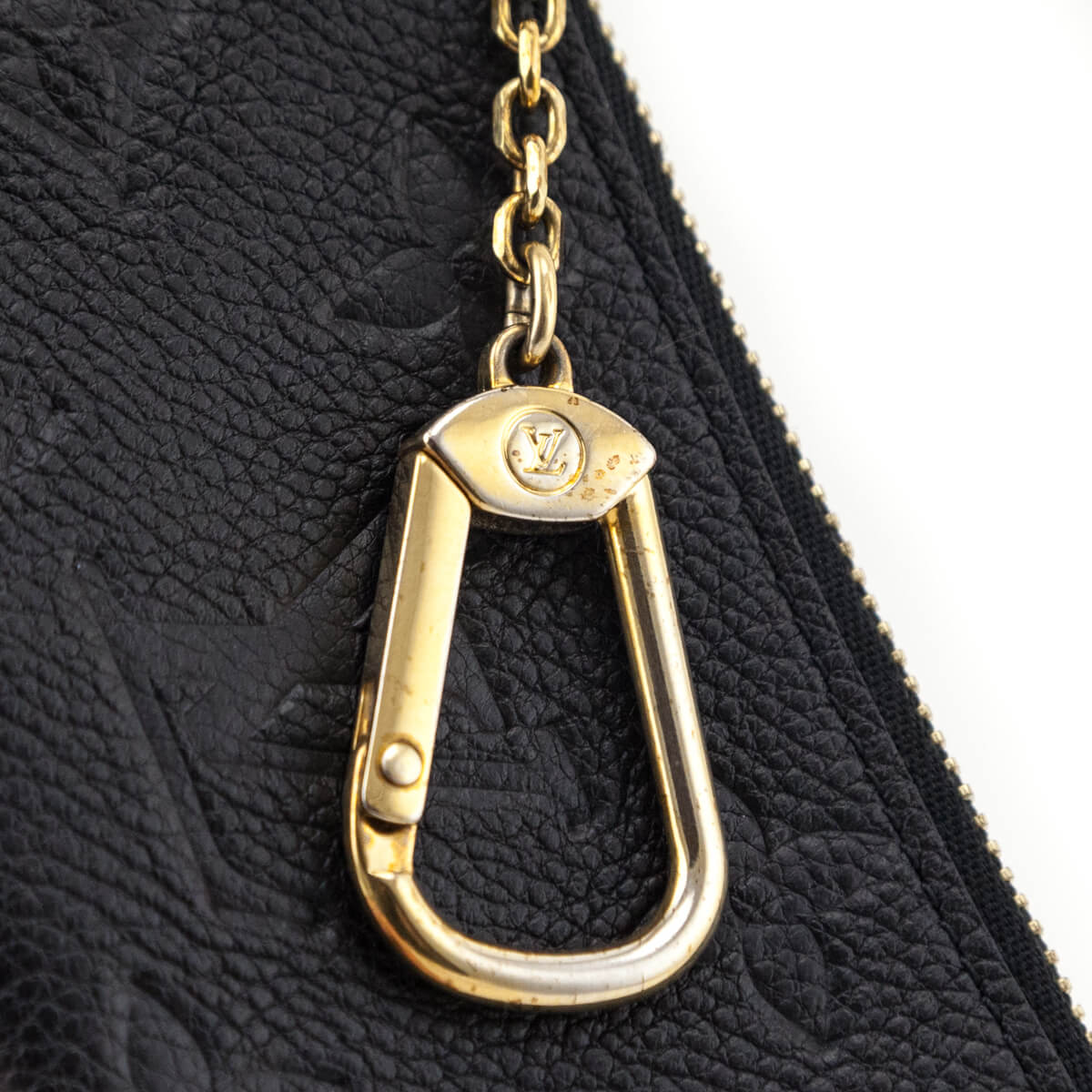 Louis Vuitton Black Empreinte Key Pouch - Love that Bag etc - Preowned Authentic Designer Handbags & Preloved Fashions