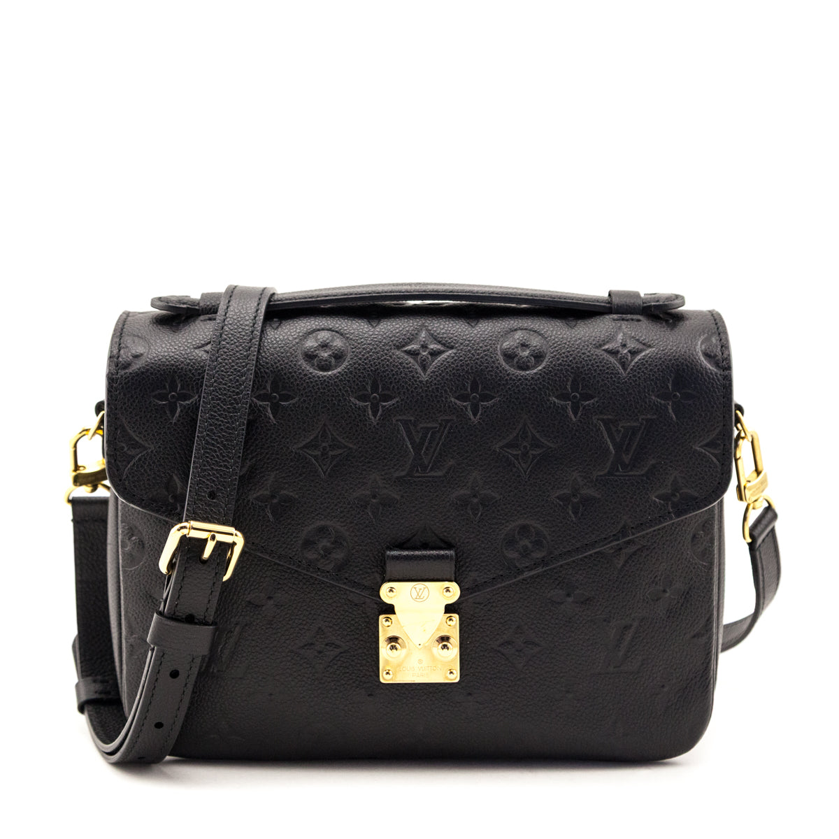 Louis Vuitton Black Empreinte Pochette Metis