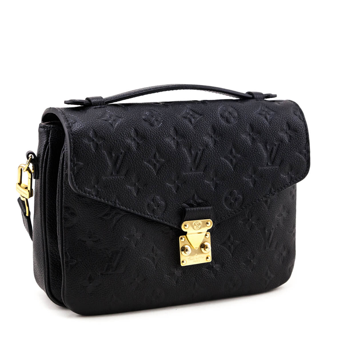 Louis Vuitton Black Empreinte Pochette Metis - Love that Bag etc - Preowned Authentic Designer Handbags & Preloved Fashions