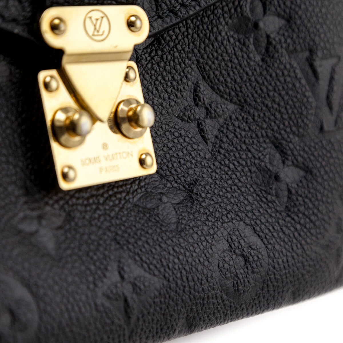 Louis Vuitton Black Empreinte Pochette Metis - Love that Bag etc - Preowned Authentic Designer Handbags & Preloved Fashions