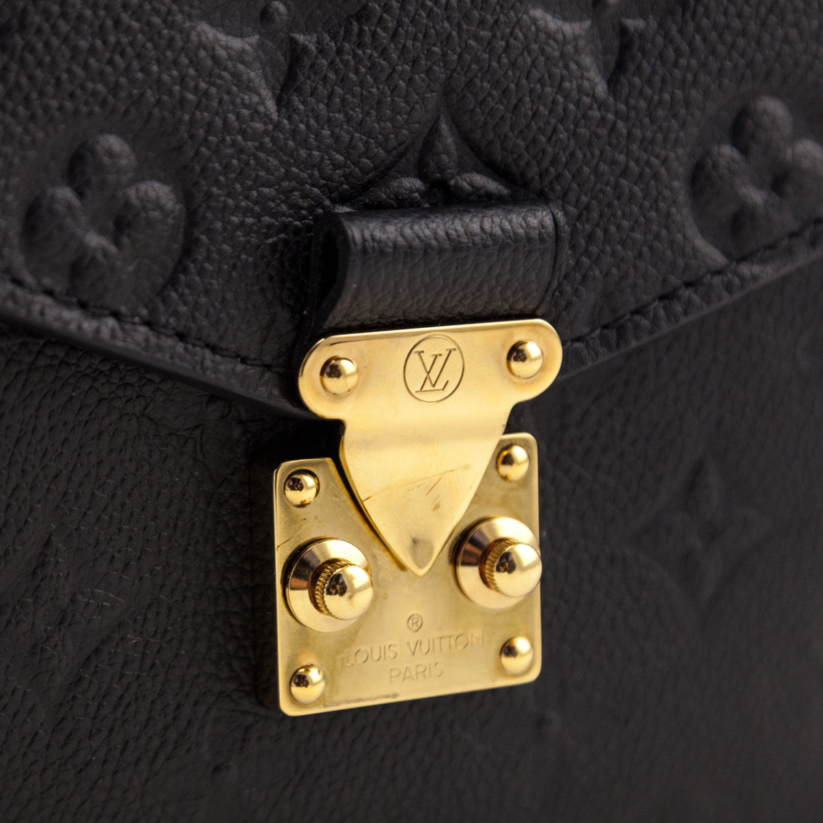 Louis Vuitton Black Empreinte Pochette Metis