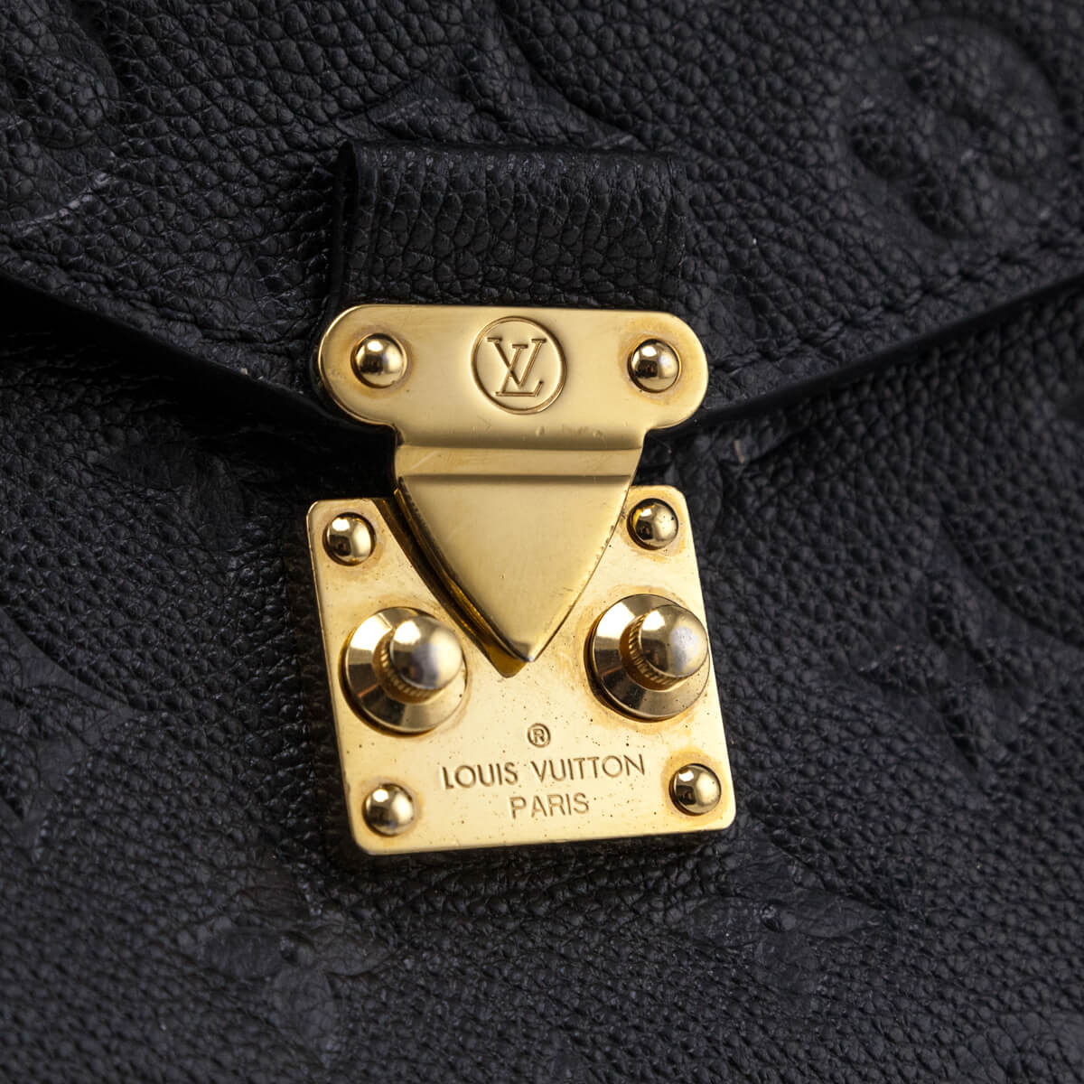 Louis Vuitton Black Empreinte Pochette Metis - Love that Bag etc - Preowned Authentic Designer Handbags & Preloved Fashions