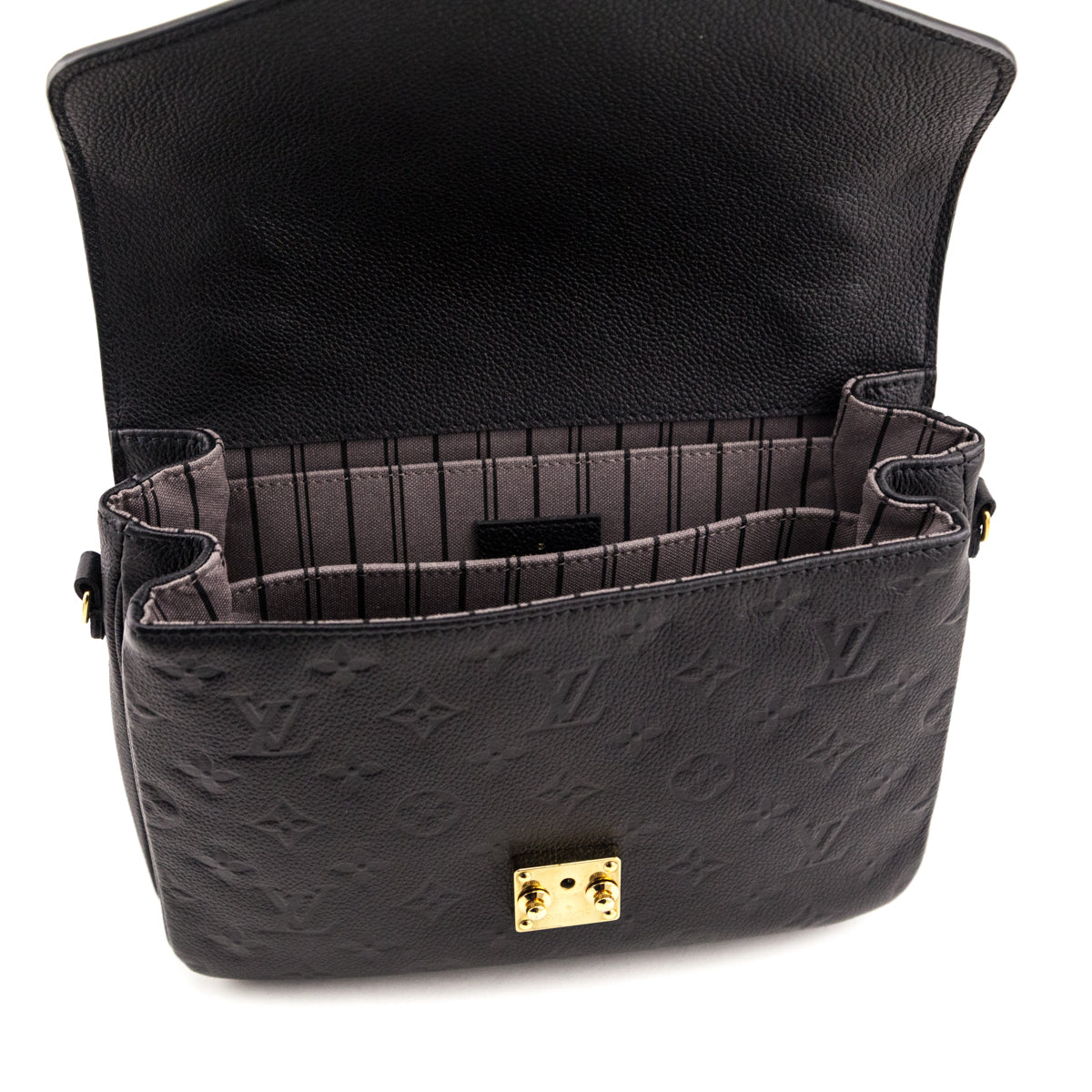 Louis Vuitton Black Empreinte Pochette Metis