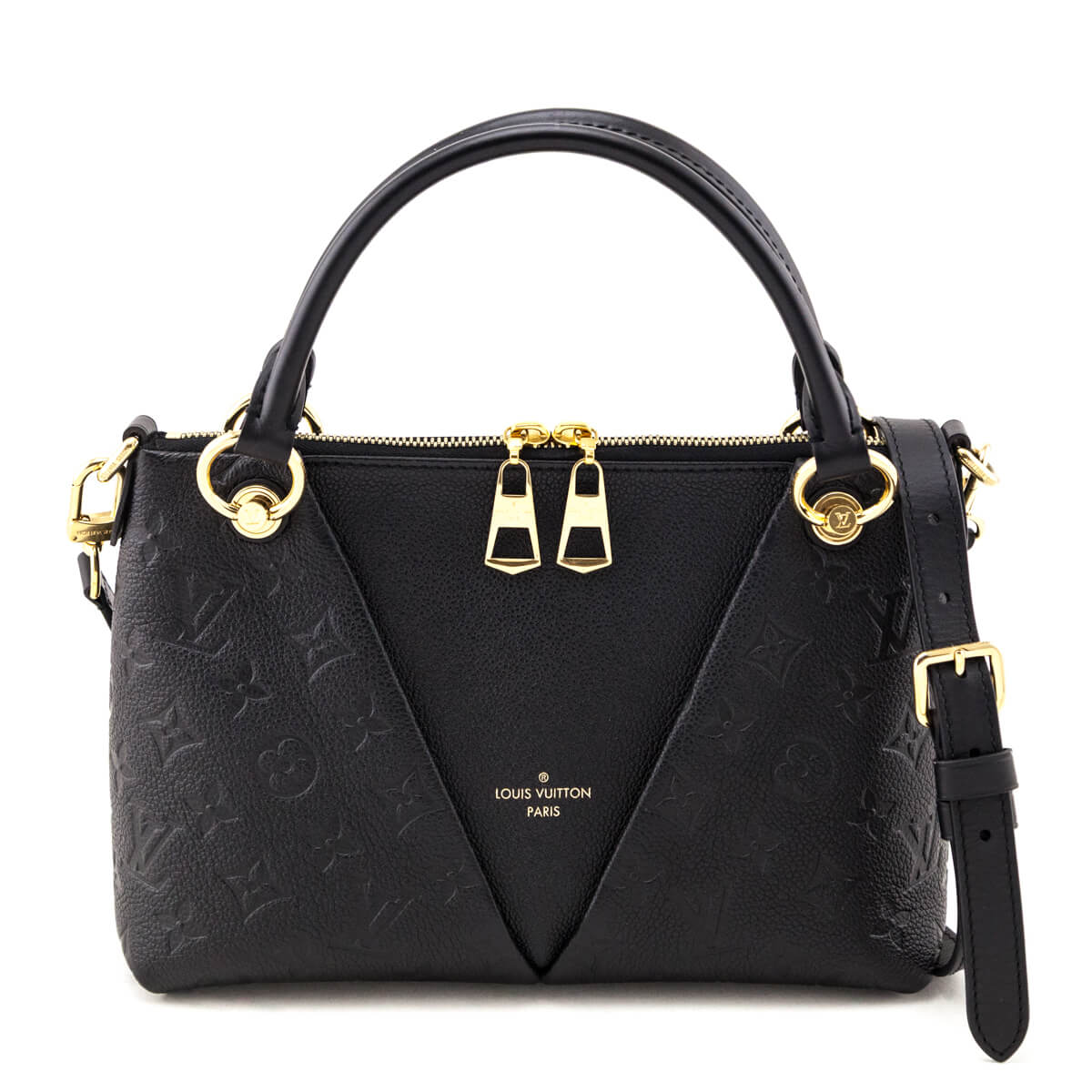 Louis Vuitton Black Empreinte V Tote BB - Love that Bag etc - Preowned Authentic Designer Handbags & Preloved Fashions