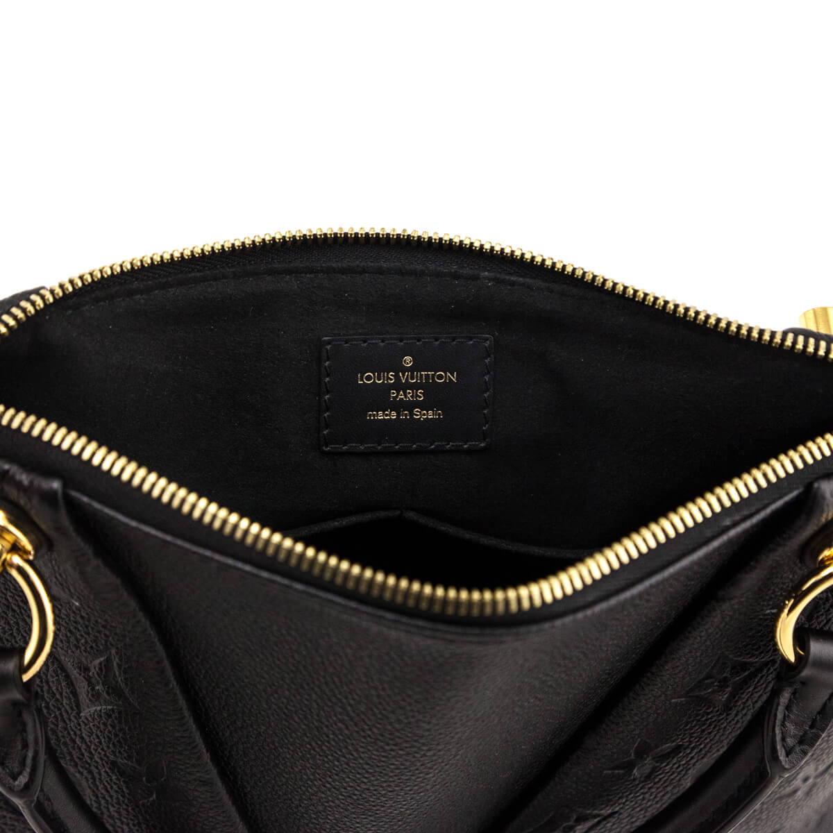 Louis Vuitton Black Empreinte V Tote BB - Love that Bag etc - Preowned Authentic Designer Handbags & Preloved Fashions