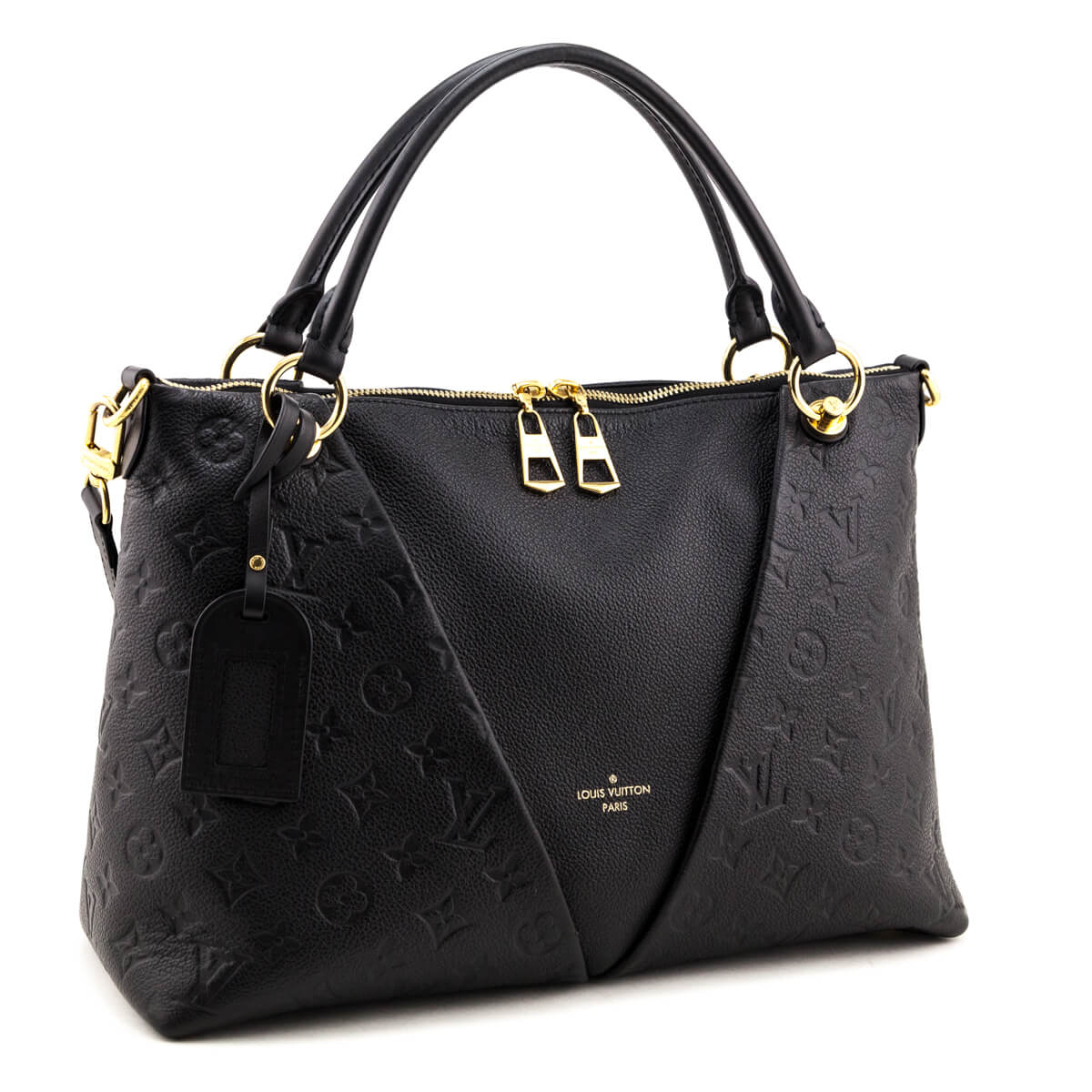 Louis Vuitton Black Empreinte V Tote MM - Love that Bag etc - Preowned Authentic Designer Handbags & Preloved Fashions