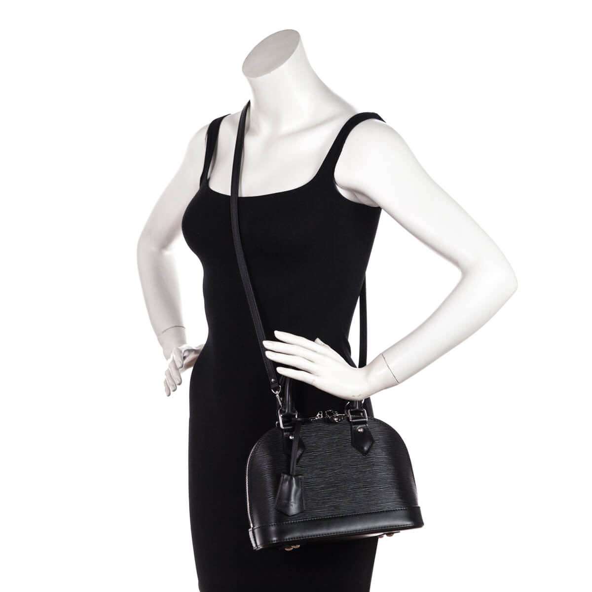 Louis Vuitton Black Epi Alma BB - Preloved Louis Vuitton Handbags CA