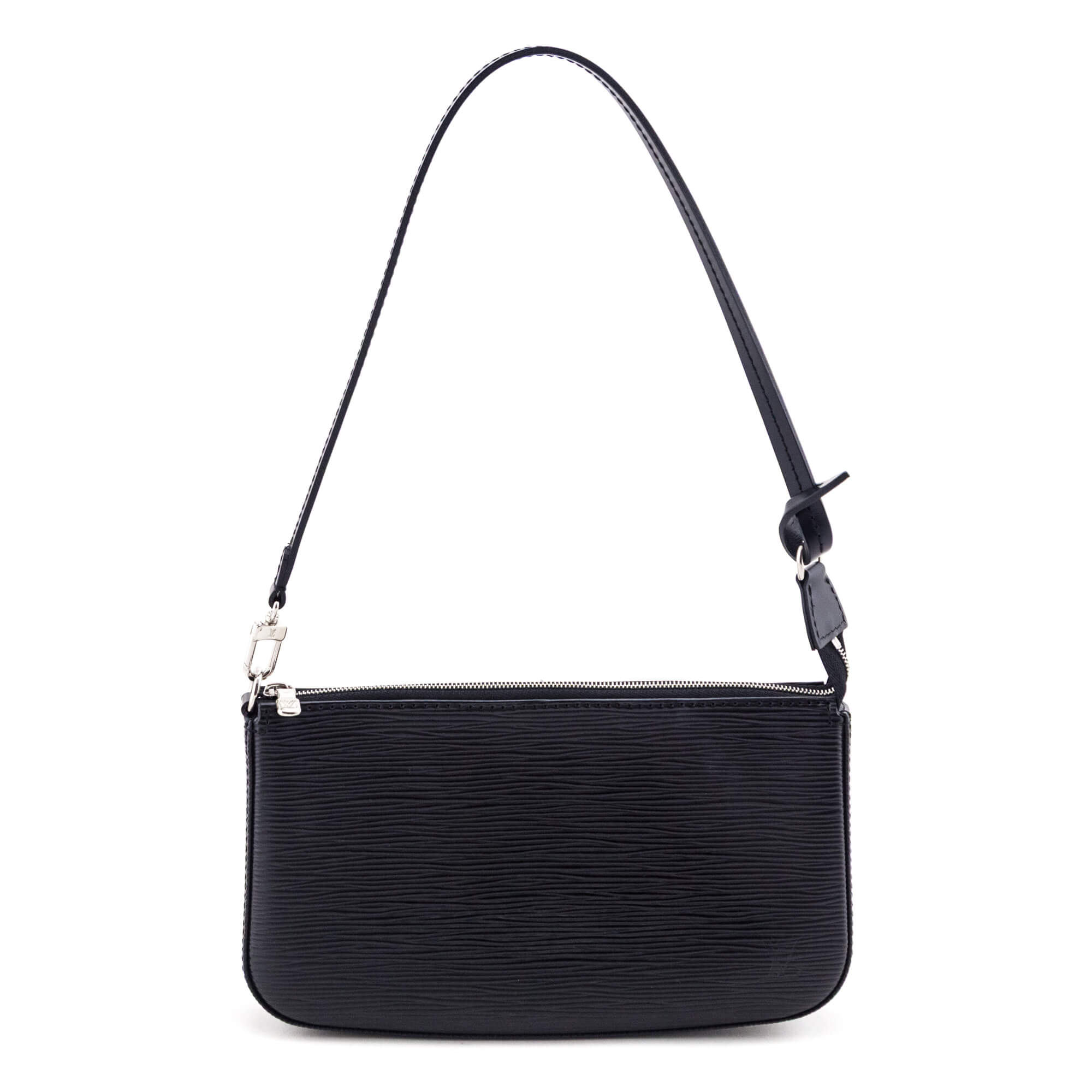 Louis Vuitton Black Epi Pochette Accessories NM - Love that Bag etc - Preowned Authentic Designer Handbags & Preloved Fashions