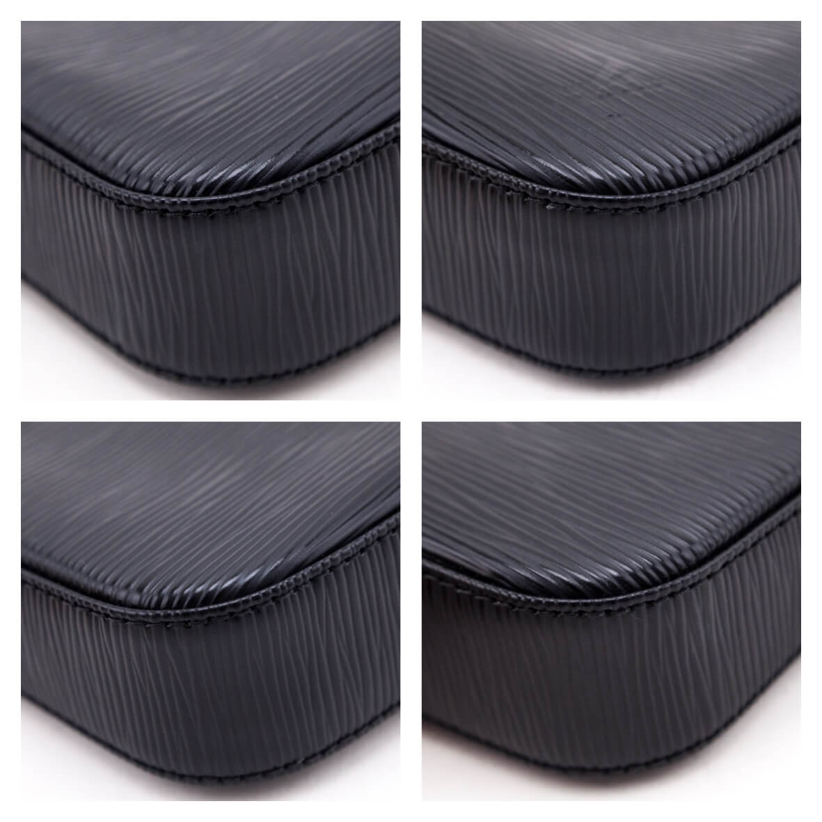 Louis Vuitton Black Epi Pochette Accessories NM - Love that Bag etc - Preowned Authentic Designer Handbags & Preloved Fashions