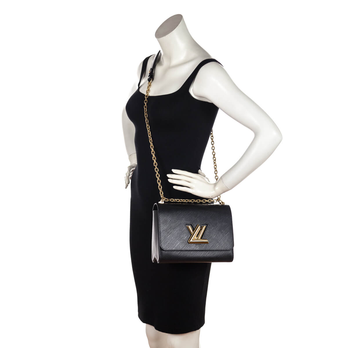 Louis Vuitton Black Epi Twist MM - Love that Bag etc - Preowned Authentic Designer Handbags & Preloved Fashions