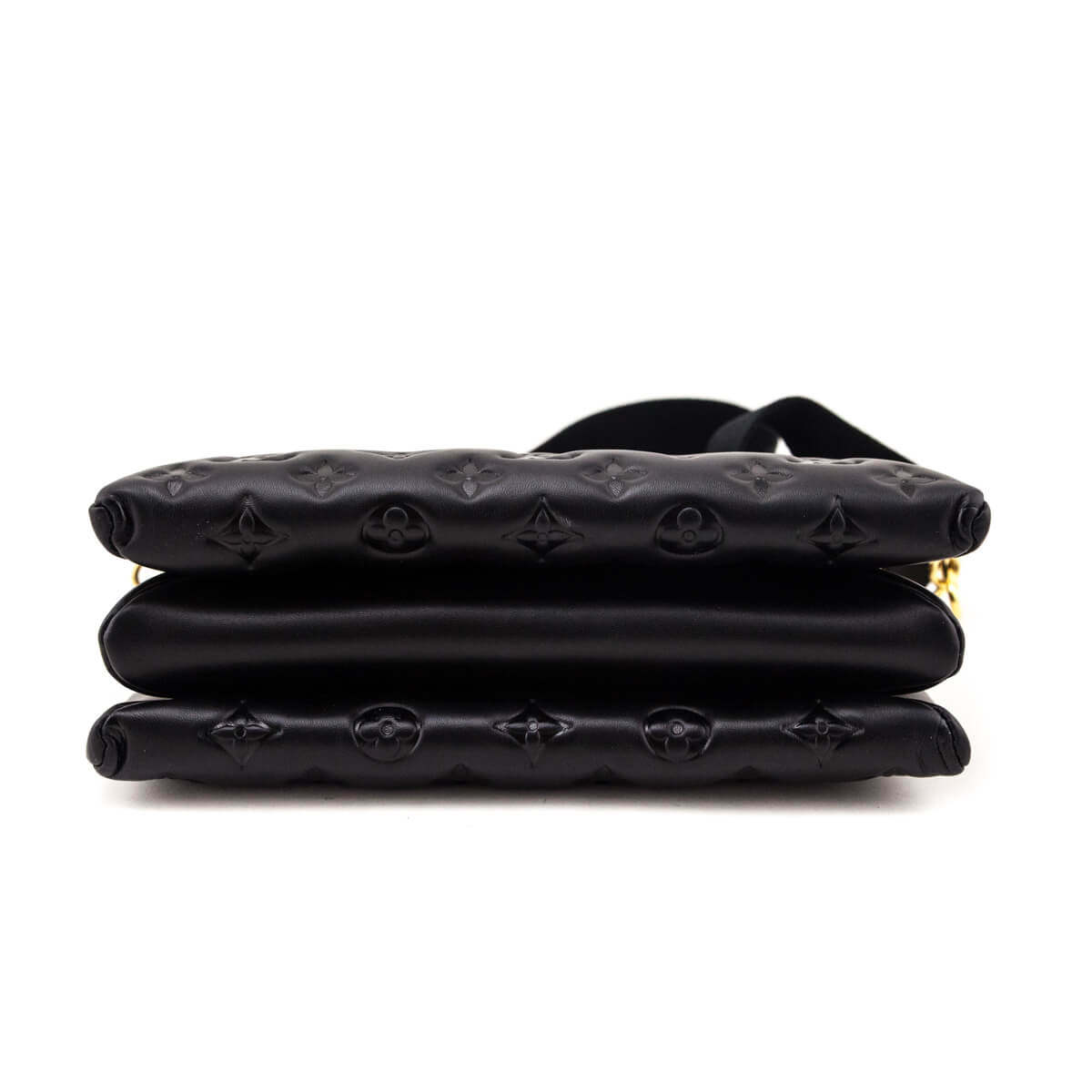 Louis Vuitton Black Lambskin Embossed Monogram Coussin PM - Love that Bag etc - Preowned Authentic Designer Handbags & Preloved Fashions