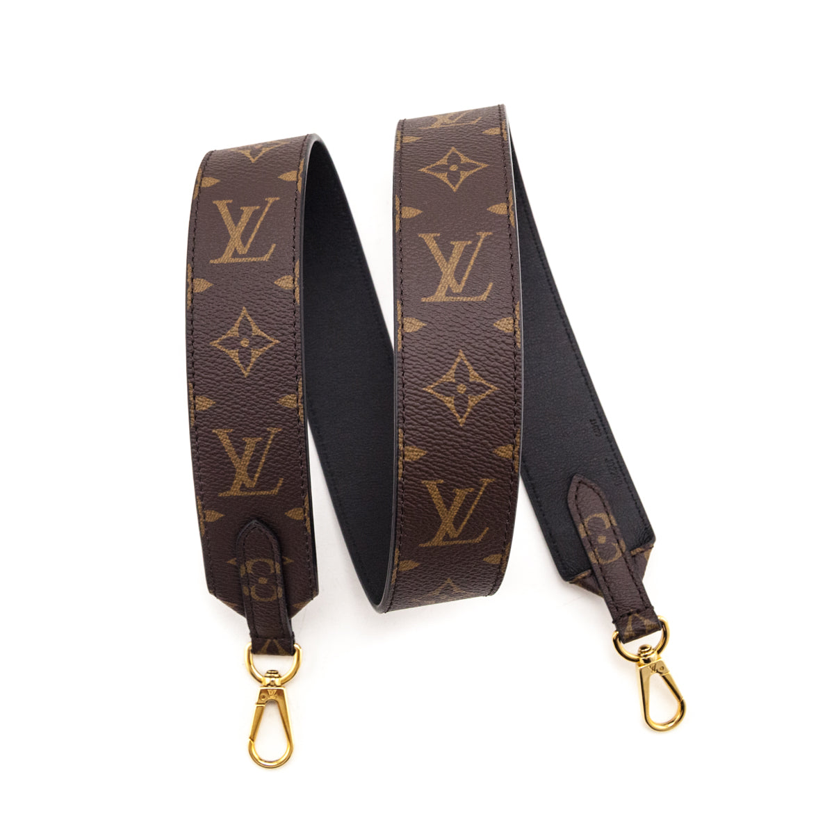Louis Vuitton Black Monogram Bandouliere Strap - Love that Bag etc - Preowned Authentic Designer Handbags & Preloved Fashions