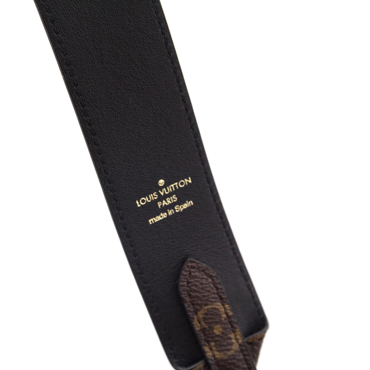 Louis Vuitton Black Monogram Bandouliere Strap - Love that Bag etc - Preowned Authentic Designer Handbags & Preloved Fashions