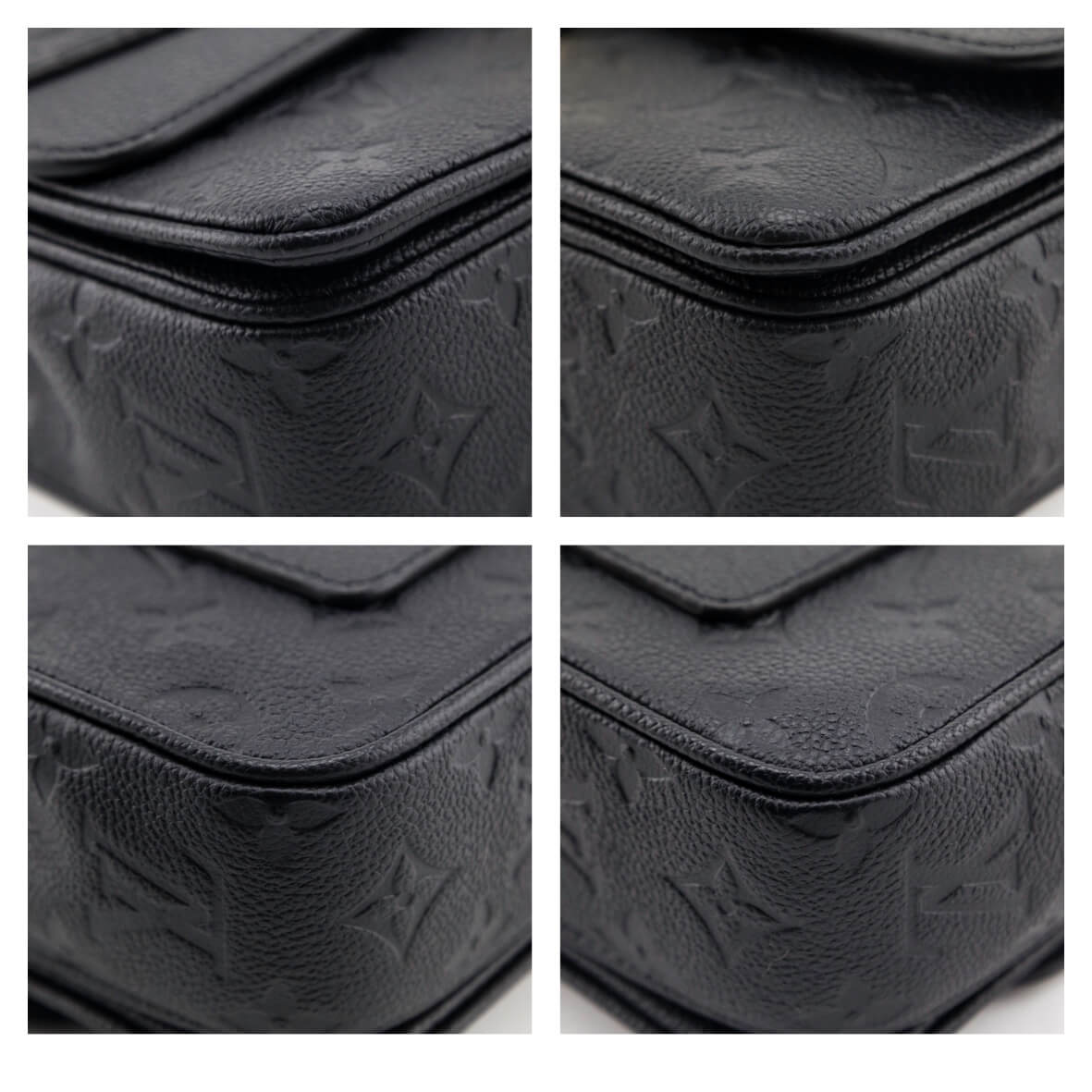 Louis Vuitton Monogram Empreinte Marceau Shoulder Bag - Black