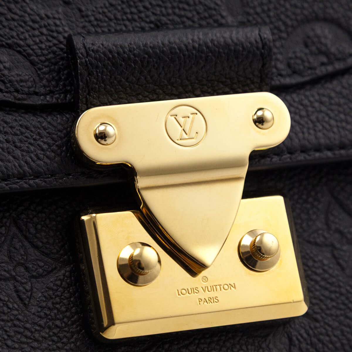 Louis Vuitton Black Monogram Empreinte Marceau Bag - Love that Bag etc - Preowned Authentic Designer Handbags & Preloved Fashions
