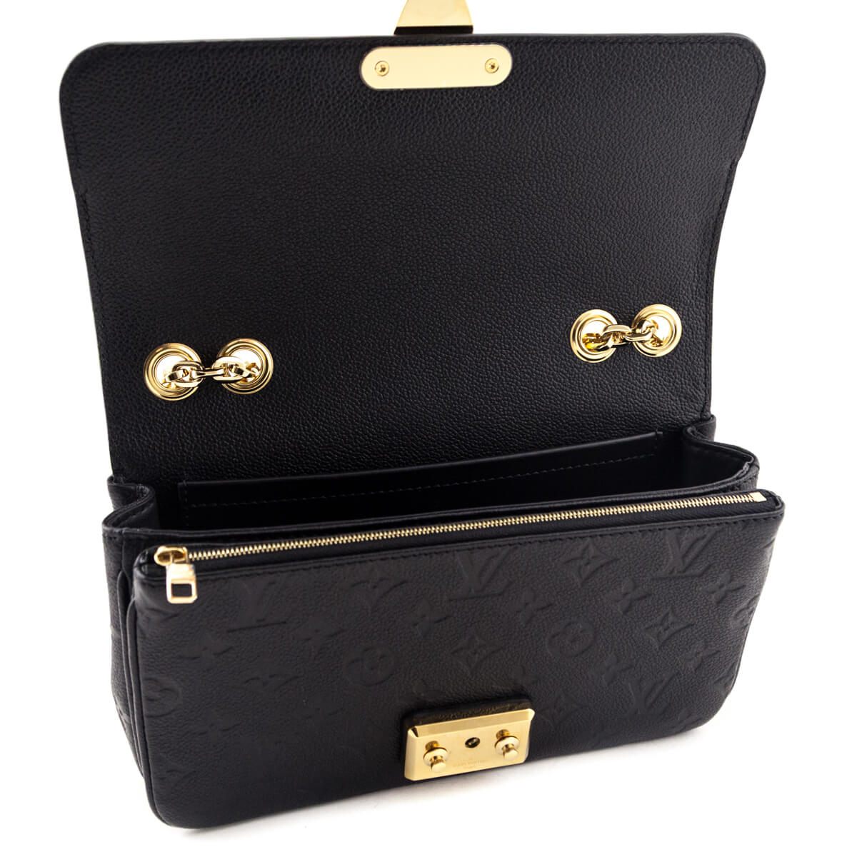 Louis Vuitton Black Monogram Empreinte Marceau Bag - Love that Bag etc - Preowned Authentic Designer Handbags & Preloved Fashions